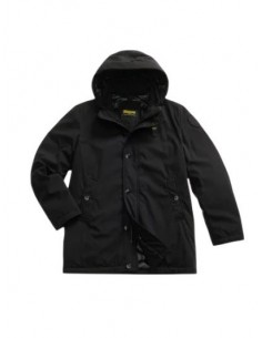 PARKA BLAUER CON CAPPUCCIO...