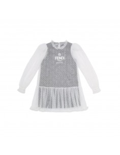 ABITO KIDS FENDI IN TULLE E...