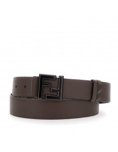 CINTURA FENDI SQUARED FF PELLE