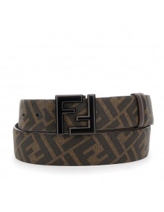 CINTURA FENDI SQUARED FF PELLE 2